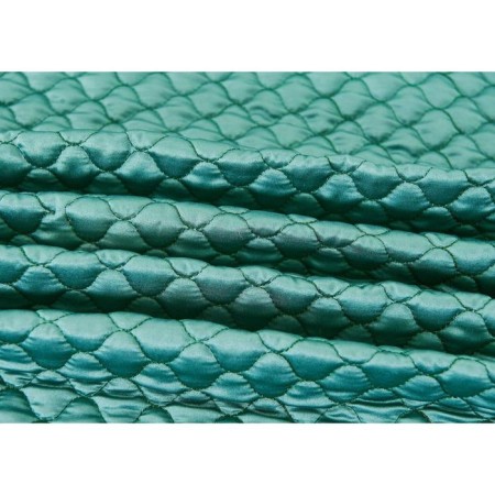 A set with a veil "Molly", size 230x250 cm, 50x70 cm - 2 pcs, color malachite-4