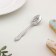 A spoon is registered, tea, with an engraving "Alice", h = 14