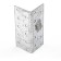 Sibrtekhi fastener, equilateral, KUR 40 x 40 x 100 mm.