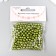 Set of beads "needlework" plastic, diameter 6 mm, 25 g, marsh-green