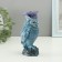 Figure "Wise Eagle" 15x6cm, gray-blue