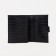 Male purse on 3 in 1 button for auto documents and passports, for cards, for coins, black color