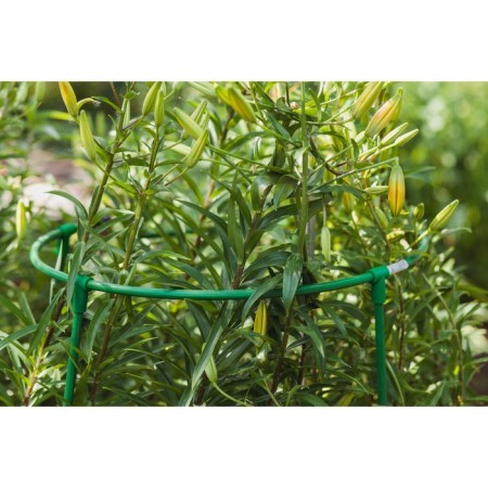 Builder, d = 50 cm, h = 100 cm, leg d = 1 cm, metal, green, treniop-3