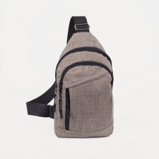 Bag sling ZFTS, textiles, beige color