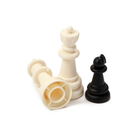 Chess 22 x 22 cm, King H-4.4 cm, d-1.8 cm, plastic figures-2