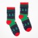 Women's socks "Santa Claus", blue color, size 23-25
