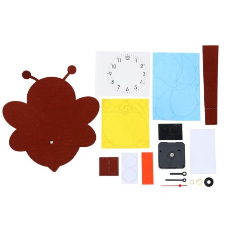 Table hours DIY "Bee made of felt" children, set for creativity, 23 x 21 cm, aa-4