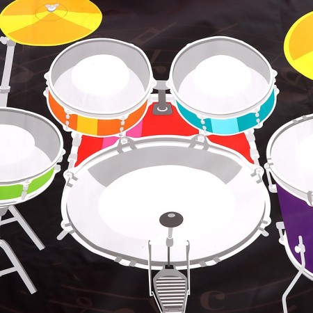 Musical rug "Drummer installation", 78 × 60 cm-7