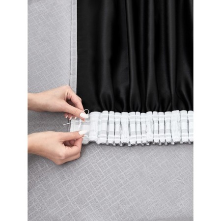 Decofest "Trinity" curtains, size 200x280 cm, color light gray-6
