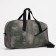 Road bag, textura, large size, green color/camouflage