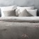 The Liberty set: a blanket 230 x 250 cm, pillowcases 45 x 45 cm - 2 pcs, gray