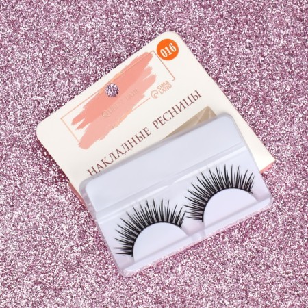 Eyelashes overhead "dream", without glue, black color-3