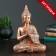 Piggy bank "Buddha Medium" copper, 20x11x29cm