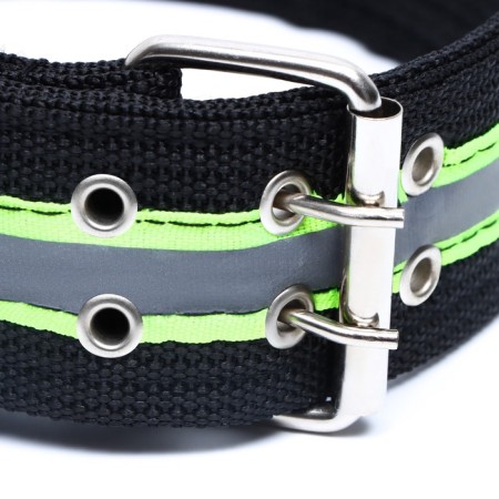 The collar of the four-layer reflective with a swivel 71 x 5 cm, Osh 55-65 cm, black-3