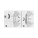 Anemostat Era 10dw Pine MS, D = 100 mm, for a bath and sauna, with spacer legs, pine color