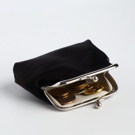 Women's wallet on the farmar, black color-2