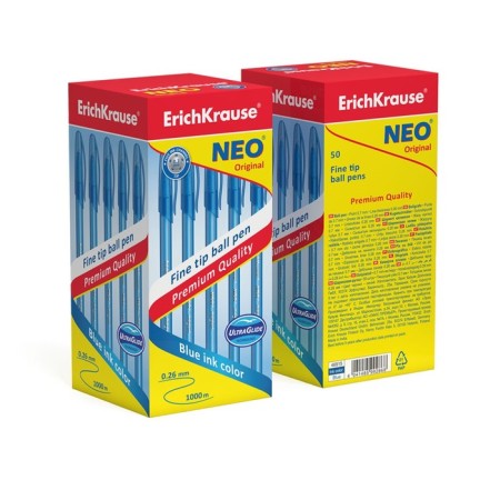 Ballic handle Erichkrause Neo Original, needle node 0.7 mm, blue ink-5