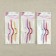 A set of auxiliary knitting needles, aluminum, d = 2/3 mm, 9/10/12 cm, 3 pcs, color mix