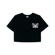 T -shirt for girls, height 146 cm, black color