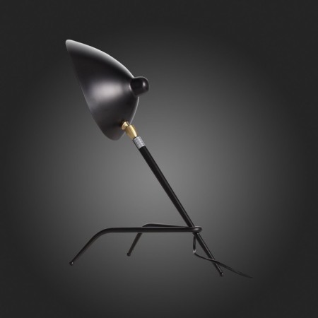 ST LUCE bedside lamp. SL305.404.01. SPRUZZO. 1x60 W, E27, 38x30x53 cm, black color-2