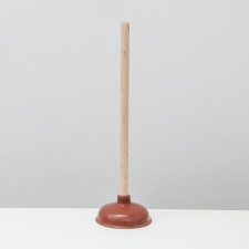 Vantuz with a long handle, d = 13.5 cm, h = 41 cm, color mix