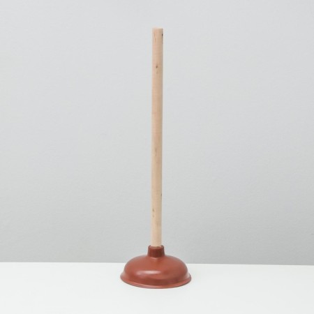 Vantuz with a long handle, d = 13.5 cm, h = 41 cm, color mix