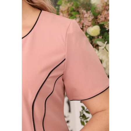 Female dress, size 54, peach color-1