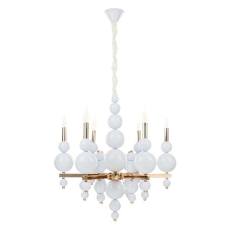 Siena chandelier 6he14 40W white-gold 60x60x117 cm