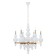 Siena chandelier 6he14 40W white-gold 60x60x117 cm