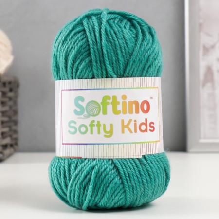 Yarn 100% acrylic "Softy Kids" 90m ± 5m 50 g Color 20 gray-green