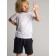 Set for a boy: T -shirt, shorts and bag, height 122 cm