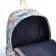 School backpack from textiles on a zipper, 3 pockets, pencil case, color colorful color
