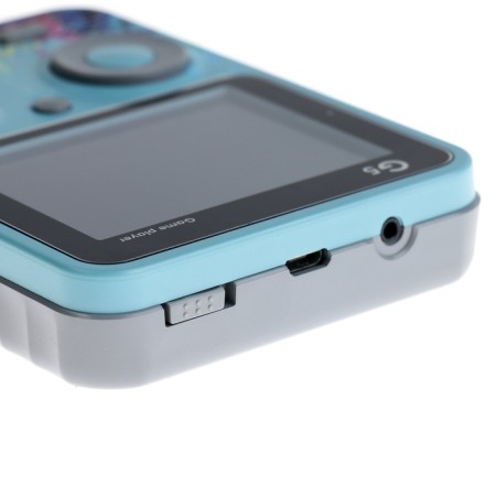 GARRACTION GOLD G5, with a gamepad, AV cable, 8 bits, 800 games, blue-6