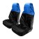 Nabbage on the front seat of the car, black and blue, set 2 pcs