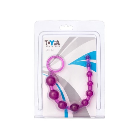 Anal balls Toyfa, PVC, purple, 30 cm-1