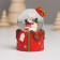Souvenir Polystone Water Ball Light "Santa Claus. Gift" MIX 4.5x4.5x7.5 cm