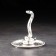 New Year. Snake stand for the rings, 9x8 cm, metal