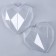 The basis for creativity and decoration "Heart", set of 3 pcs., Size 1 pc. - 8 × 8 × 5 cm