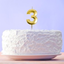 Candle for the cake, the number 