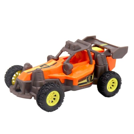 Funky Toys machine "Crazy races. SUV ", with light and sound, 12 cm, orange color