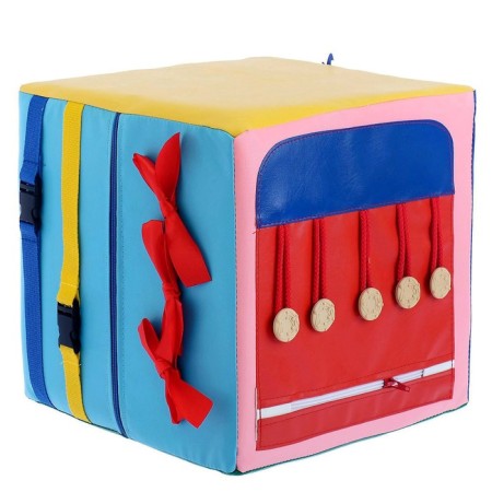 Bizikubik Developing Tactile "Cup", 30 × 30 cm, according to the Montessori method-2