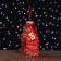 Gift Folding Box "Red Red" 9.5 x 9.5 x 25 cm