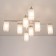 Ceiling Citilux Cutilux CL111180, 76.5x76.5x23.5 cm, 8x75W, E27, Gray color
