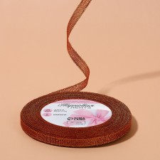 Boydovy tape, 6 mm, 23 ± 1 m, burgundy color No. 034