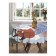 The tablecloth "Santa Claus under the Christmas tree", Round, Saten, D = 150 cm