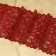 Lace elastic fabric, 180 mm × 2.7 ± 0.5 m, burgundy color