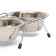 A set of 2 bowls on a stand, 2 x 350 ml
