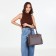Bag Women's Tout, on lightning, powder color