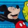 Crystick Children's "Jungle", Mickey Mouse, 143x215 cm, 100 % cotton, Poplin