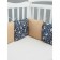 Set in the crib "bunnies", 15 items, blue color